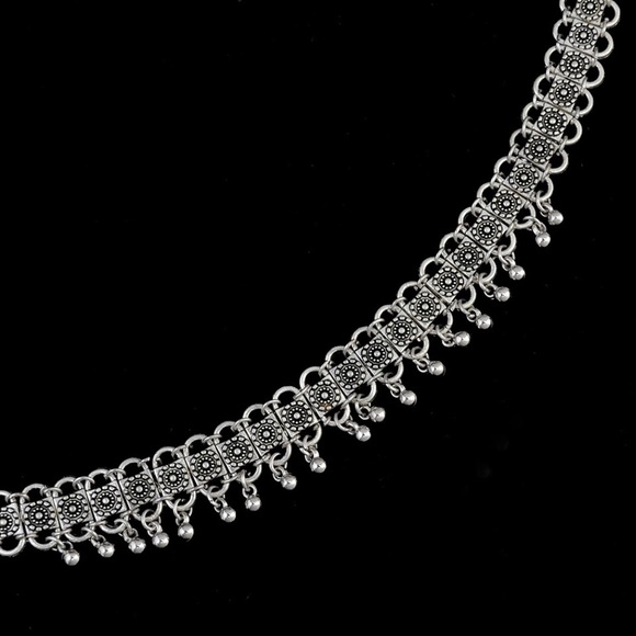 Silver Bohemian Gypsy Bell Necklace - Picture 4 of 4